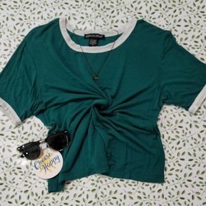 GREEN CROP TEE